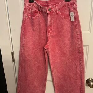 Pink jeans
